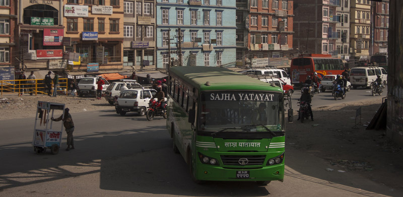 An iconic bus service revs back to life in Kathmandu