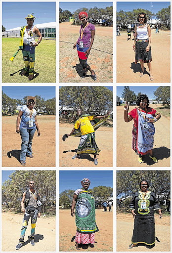 FREE STATE FASHION WEEK: Delegates at the ANC's 53rd national conference at the University of the Free State in Mangaung looked ready for the catwalk