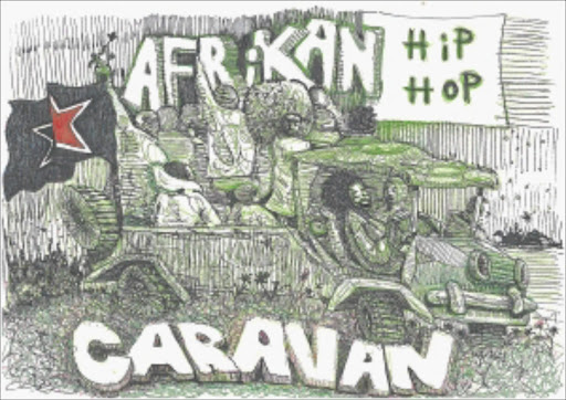 SPREADING MESSAGE: the Hip-Hop Caravan will travel to six African countries.