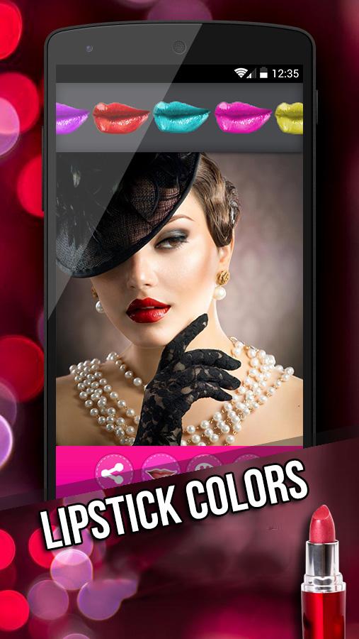 Android application Face Makeup Color screenshort