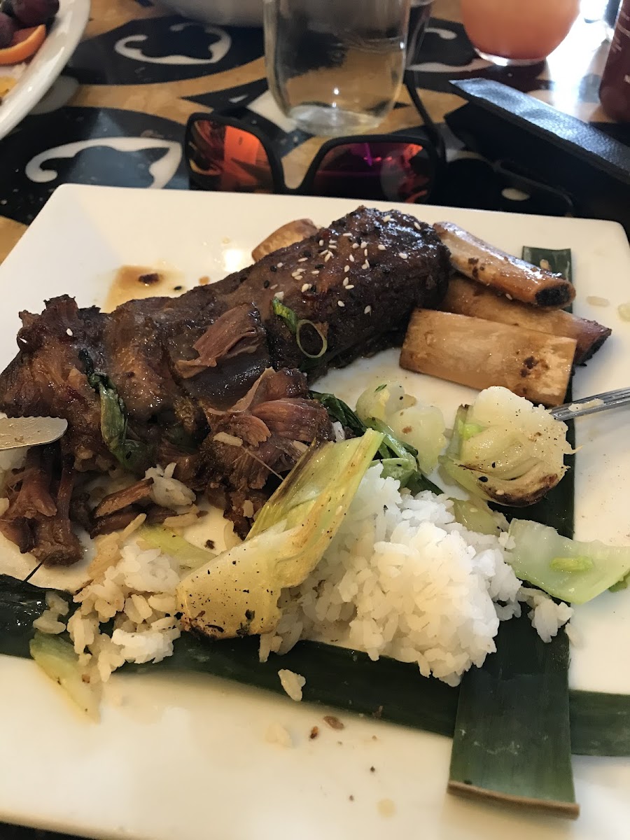 Gluten Free Buffalo braised ribs