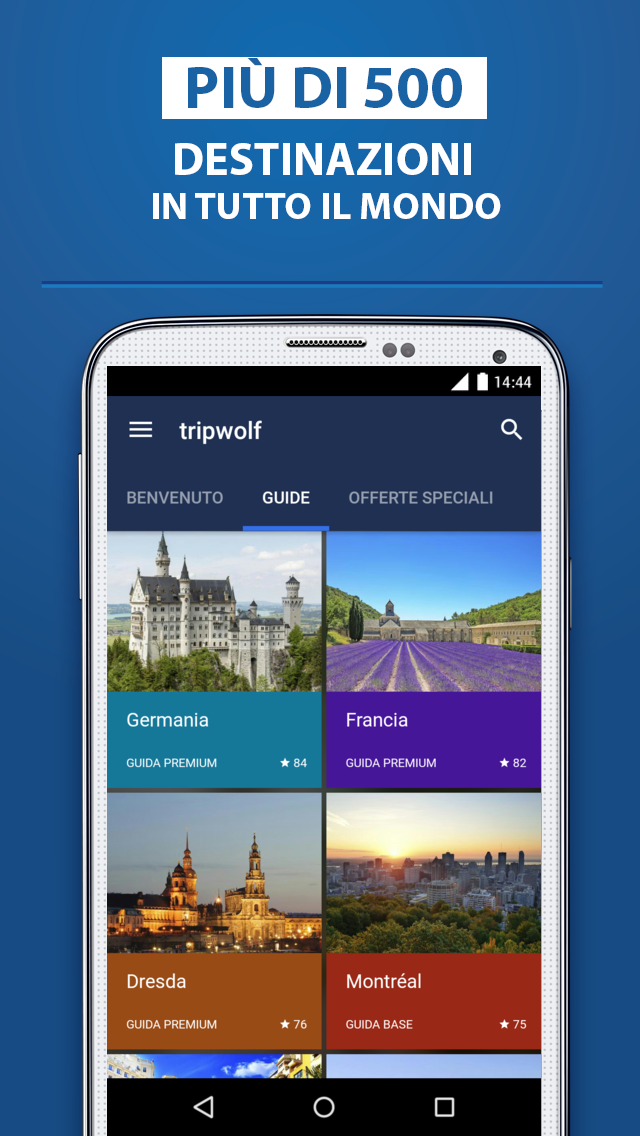 Android application tripwolf - Travel Guide & Map screenshort