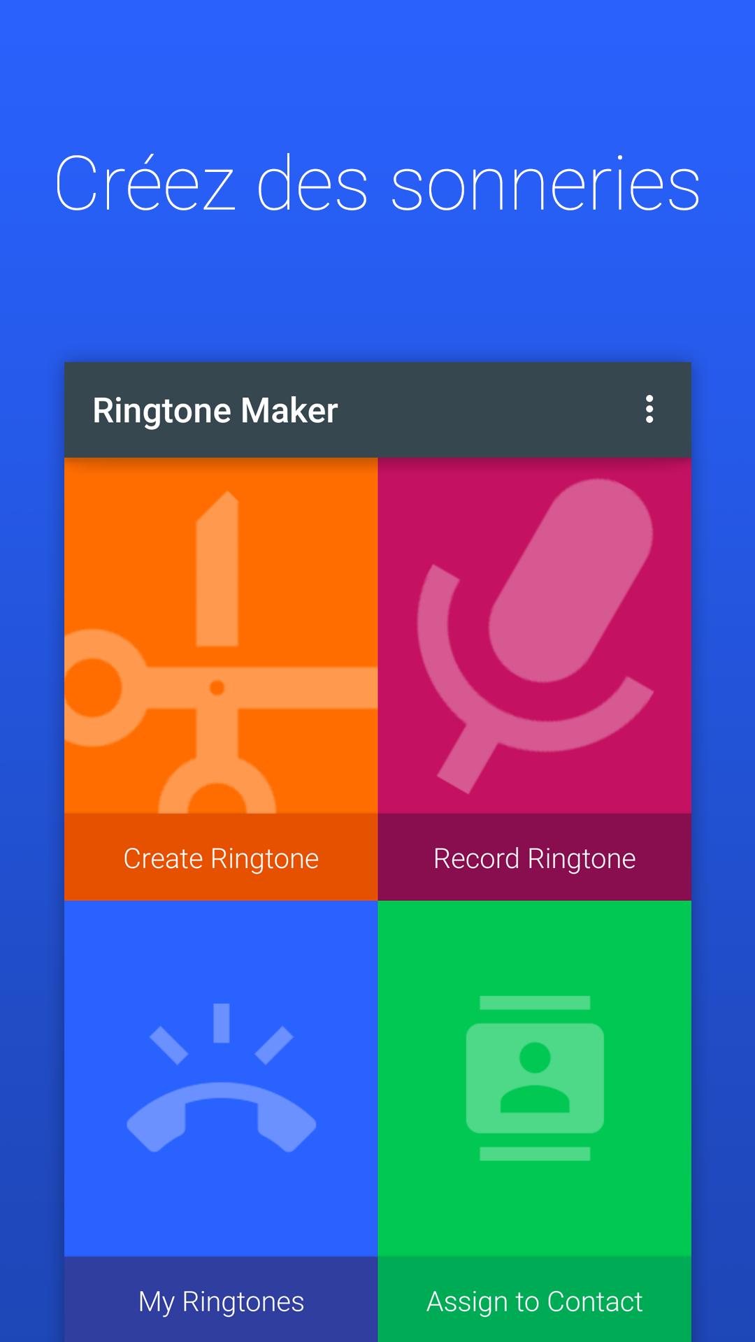 Android application Ringtone Maker Pro screenshort