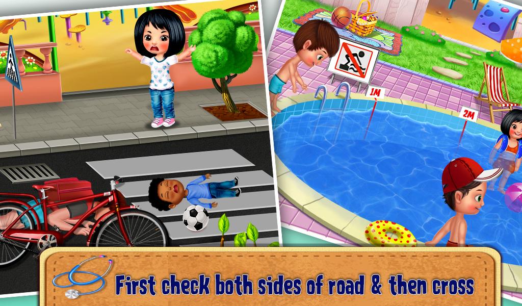 Android application Children Basic Rules Of Safety screenshort