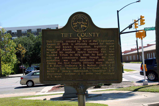 This County, created by Act of the Legislature August 17, 1905, is officially named for Nelson Tift, well known businessman, legislator and Mayor of Albany. The organizers also had in mind his...