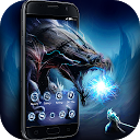 ダウンロード Black Cool Launcher: Fire Monster Dragon  をインストールする 最新 APK ダウンローダ