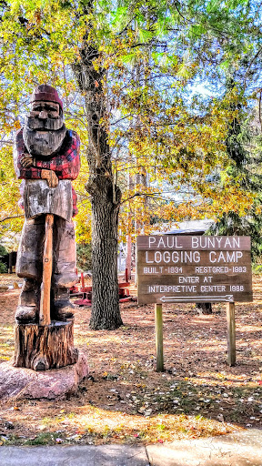 Paul Bunyan Wooden Sculpture