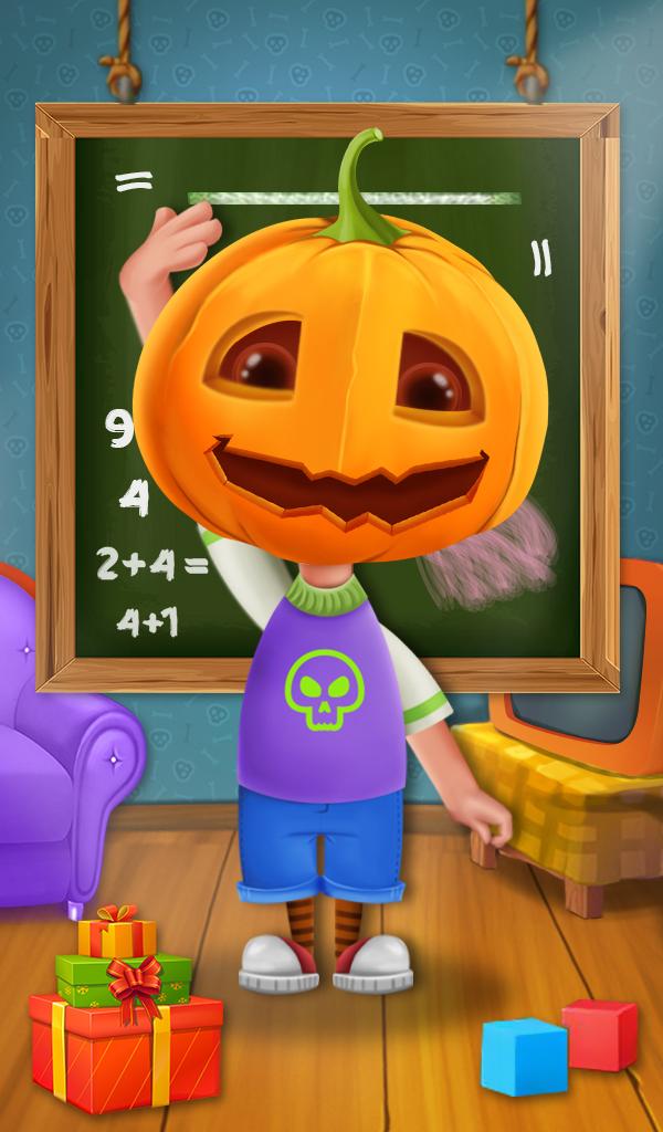 Android application Halloween Talking Baby screenshort