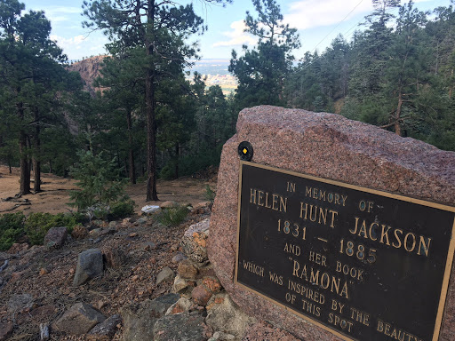   IN MEMORY OF HELEN HUNT JACKSON 1831 - 1885 AND HER BOOK "RAMONA" WHICH WAS INSPIRED BY THE BEAUTY OF THIS SPOT Submitted by @SeanTManley