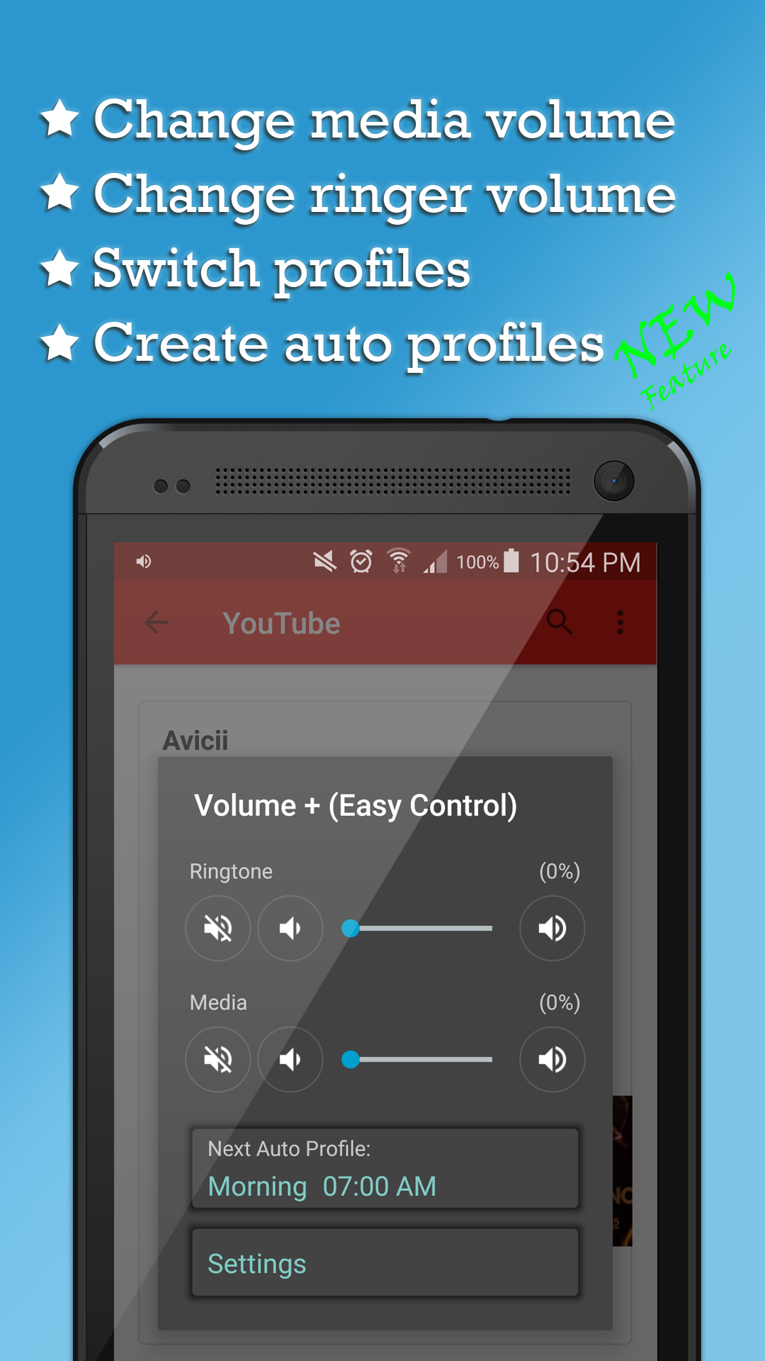 Android application Volume + (Easy Control) screenshort