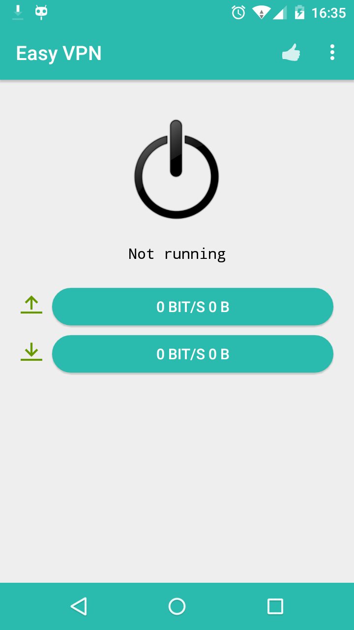 Android application Easy VPN (free) screenshort