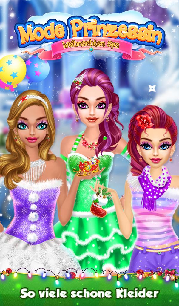 Android application Fashion Princess Christmas Spa screenshort