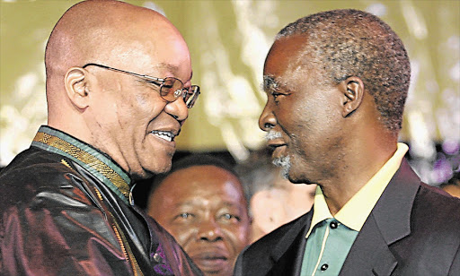 AM I MY BROTHER'S KEEPER? From left Jacob Zuma, Blade Nzimande and then-president Thabo Mbeki. Power games now direct policy