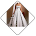 Bunte Jäten Kleid