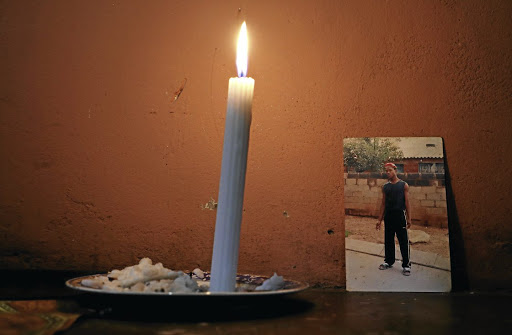 Xolani Dlamini was gunned down by his childhood friend and neighbour in Mofolo North, Soweto. / SANDILE NDLOVU
