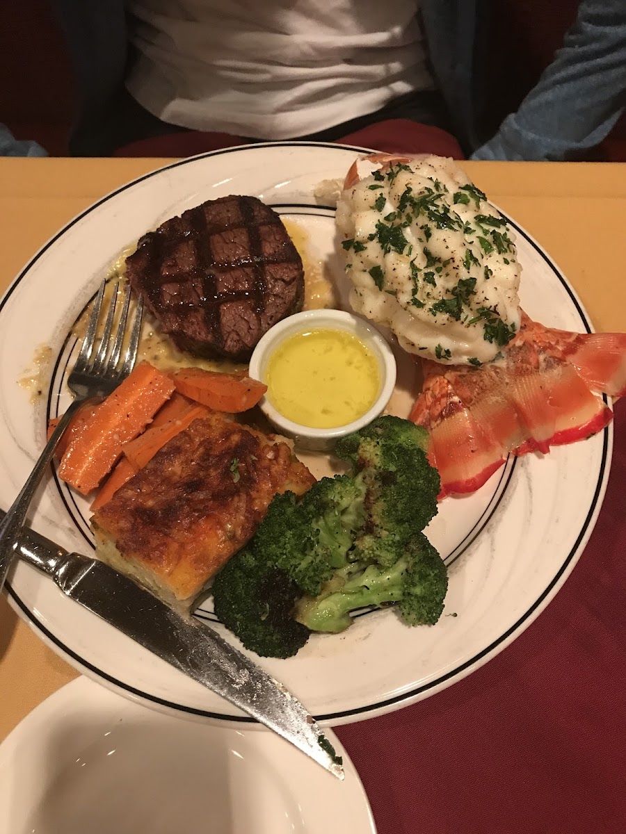 Filet and lobster