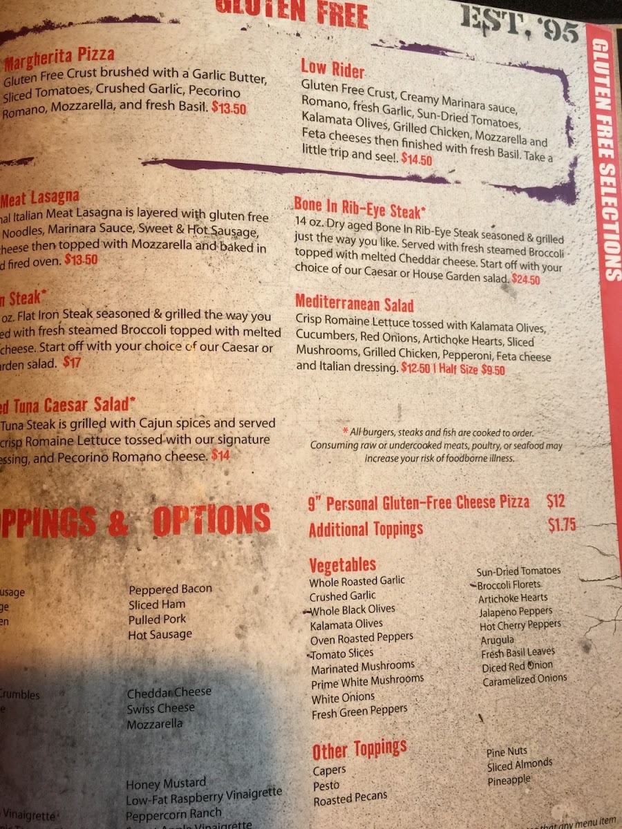 Gf page in menu