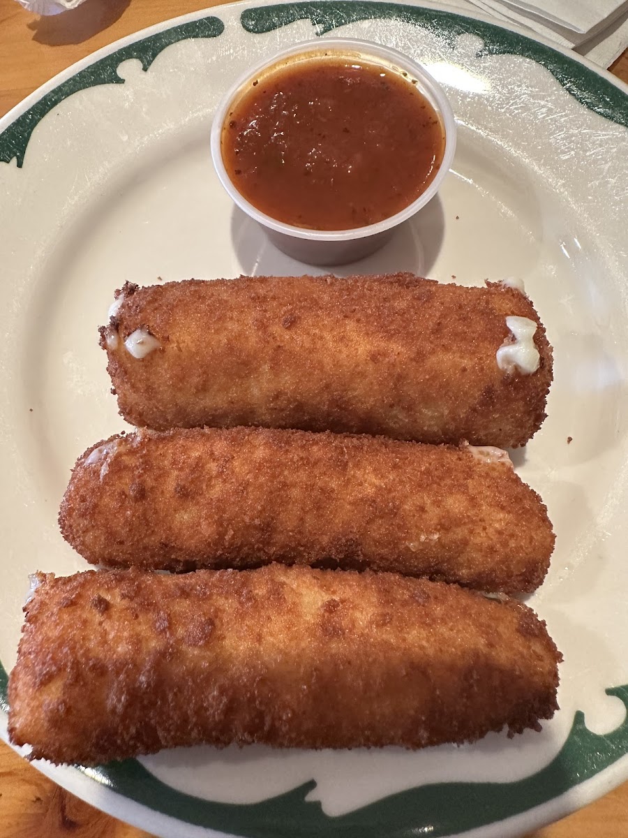 Gluten-Free Mozzarella Sticks at Kith & Kin Bakeshop & Bistro