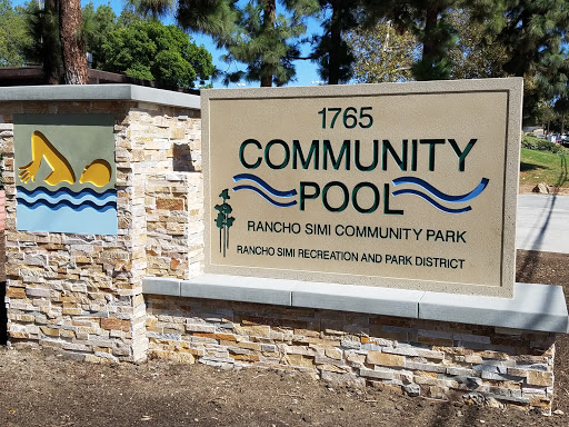 COMMUNITY POOL Rancho Simi Community Park Sign