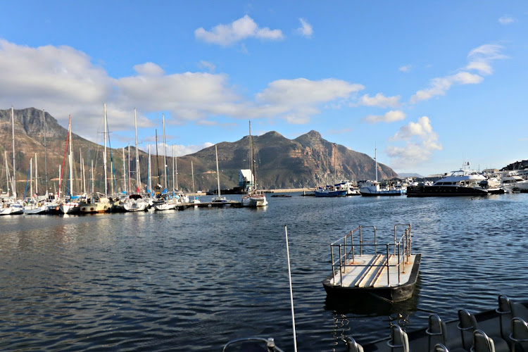 A view of the Hout Bay harbour that is home to the famous Mariner's Wharf where visitors can look forward to top-quality fish and chips.