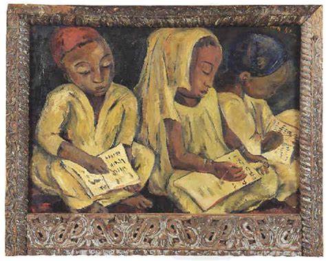 Irma Stern, Children reading the koran
