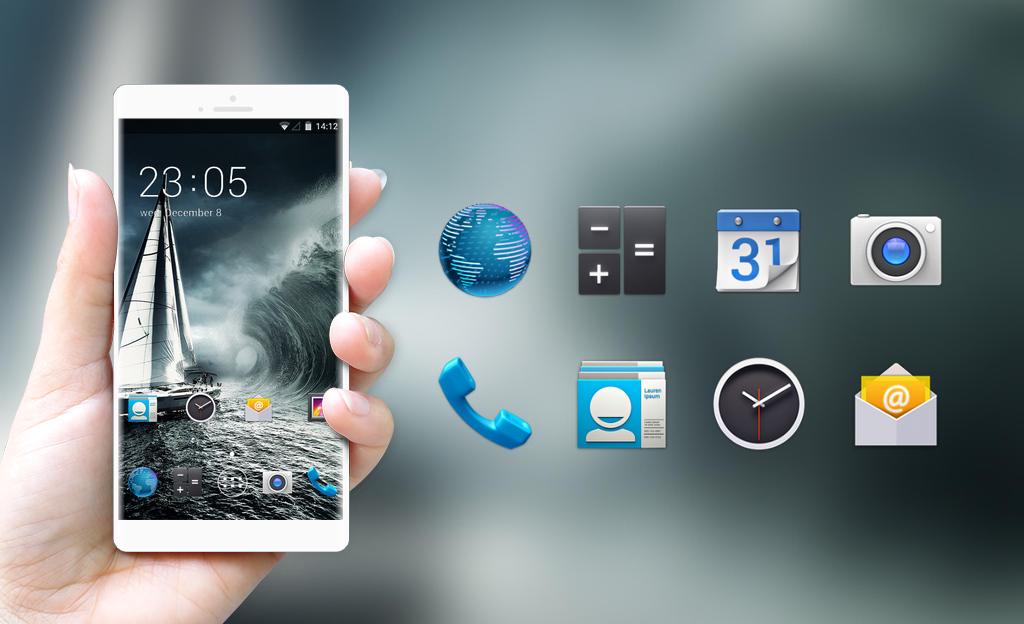 Aqua Flash Launcher & Theme for Intex — приложение на Android