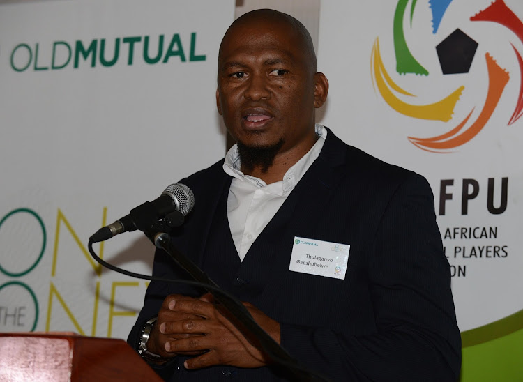 Thulaganyo Gaoshubelwe has resigned as president of the South African Football Players' Union (Safpu).