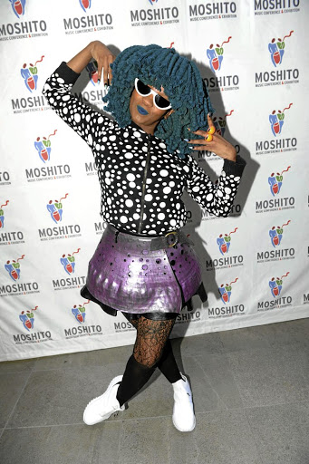 Moonchild Sanelly during the Moshito music conference media launch on August 2 in Johannesburg.