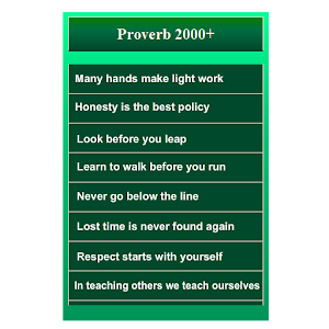 Download proverbs in english For PC Windows and Mac