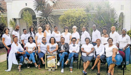 RECOGNITION: East London’s Christelike Maatskaplike Raad (CMR) social workers and auxiliary social workers were delighted when they were recognised in the best childcare and child protection services category of the Charlotte Maxeke Service Excellence Awards, held in Port Elizabeth last month Picture: SUPPLIED