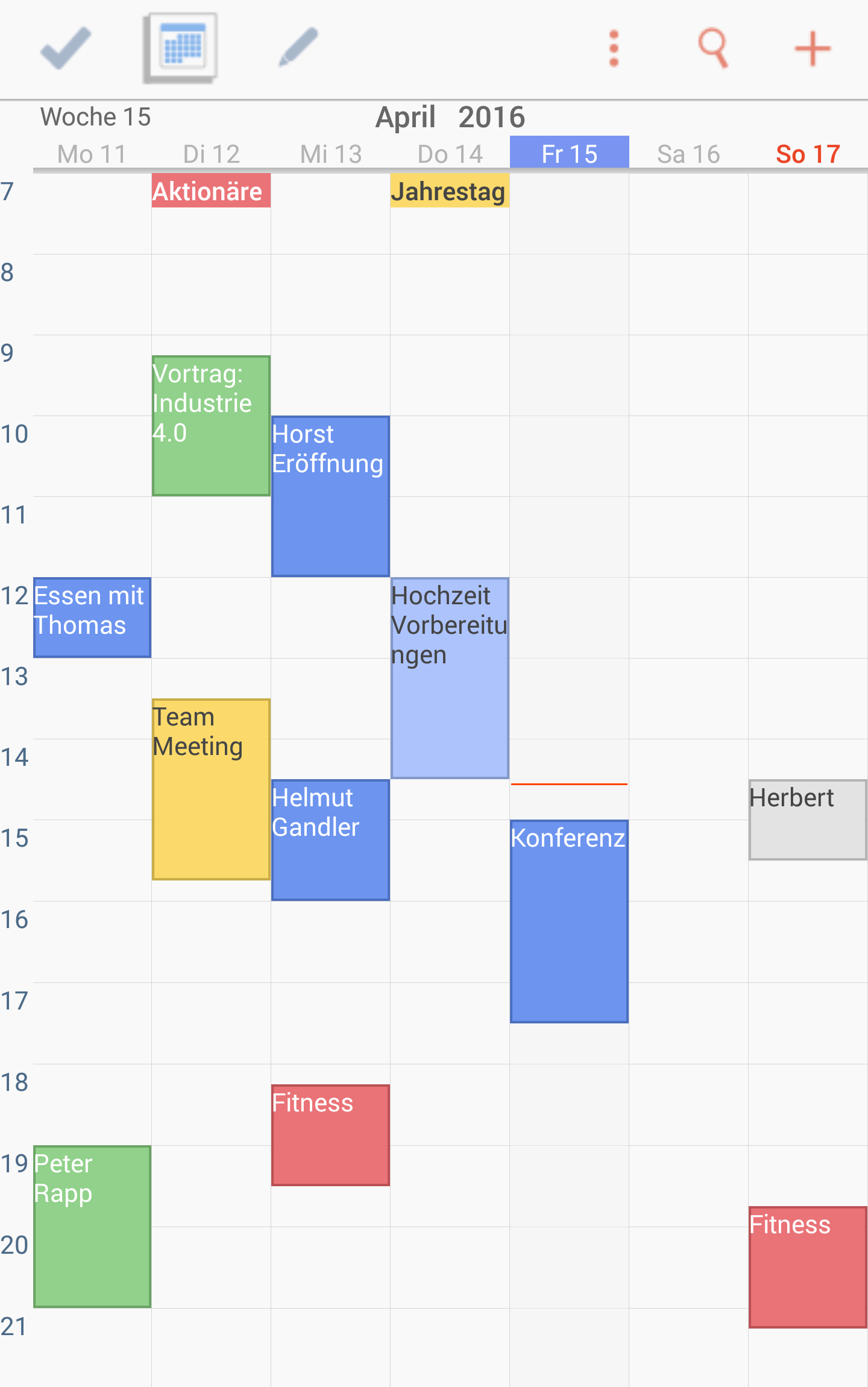 Android application To-Do Calendar Planner screenshort