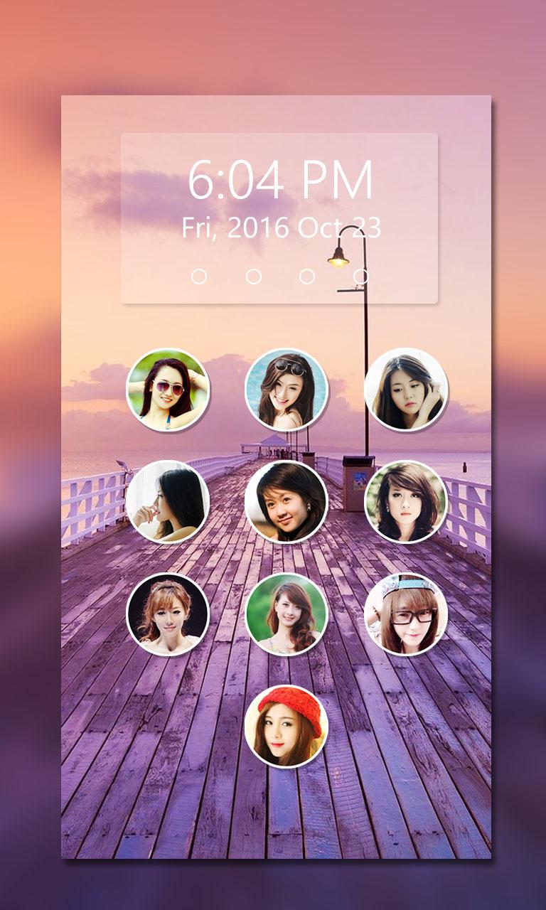 Android application Photo keypad lockscreen screenshort