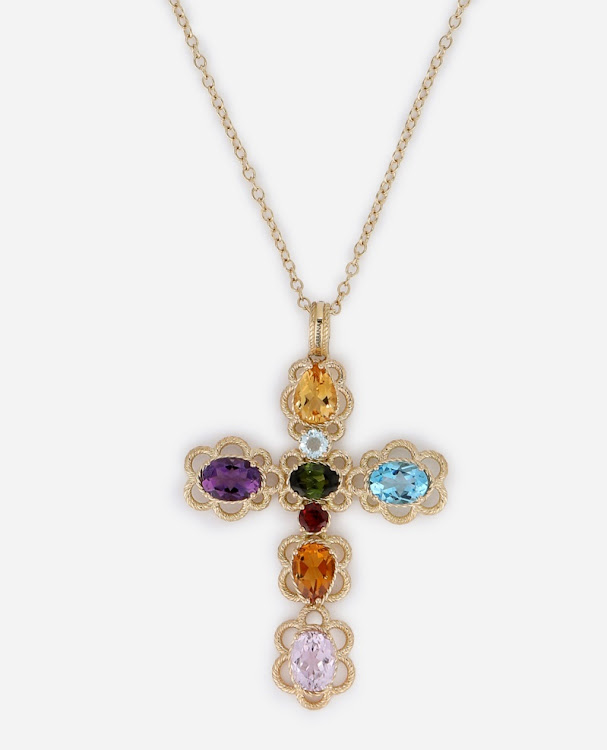 Dolce and Gabbana’s Easy Rainbow necklace.