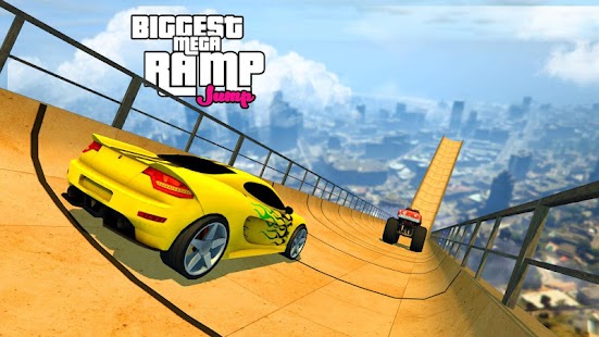 Biggest Mega Ramp Jump - Driving Games Screenshot