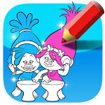 Coloring book game for trolls Apk