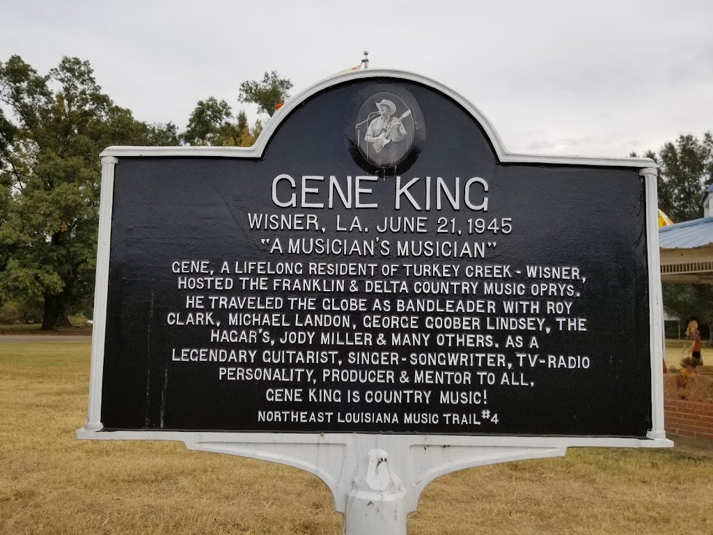 Gene, a lifelong resident of Turkey Creek - Wisner, hosted the Franklin & Delta Country Music Oprys. He traveled the globe as bandleader with Roy Clark, Michael Landon, George Goober Lindsey, The ...