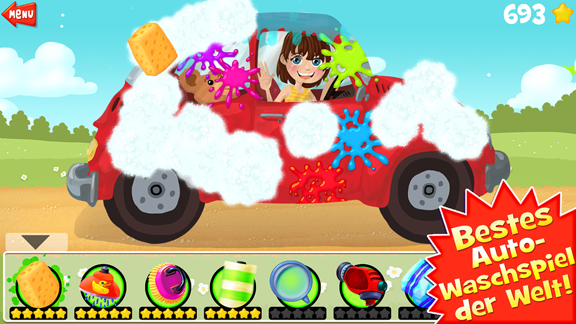 Android application Amazing Car Wash - For Kids screenshort