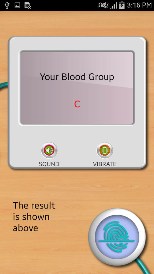 Группа крови детектор — приложение на Android