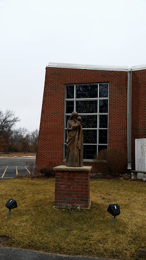 Mary And Jesus Statue