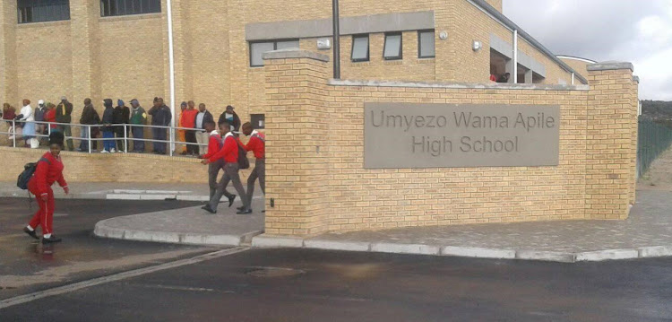 The principal of Umyezo Wama Apile High School in Grabouw, Western Cape, was shot dead on September 18 2020.