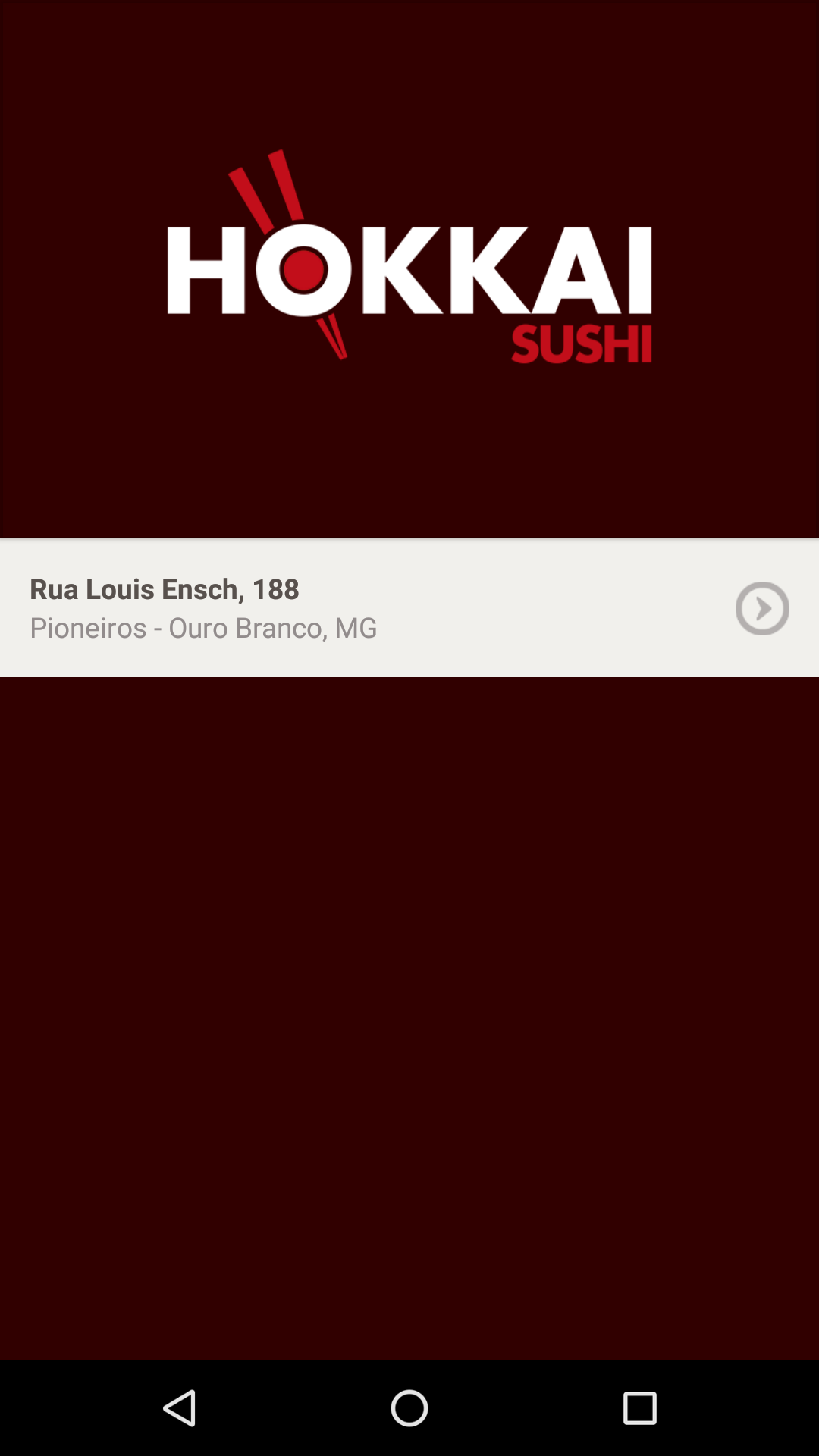Android application Hokkai Sushi screenshort