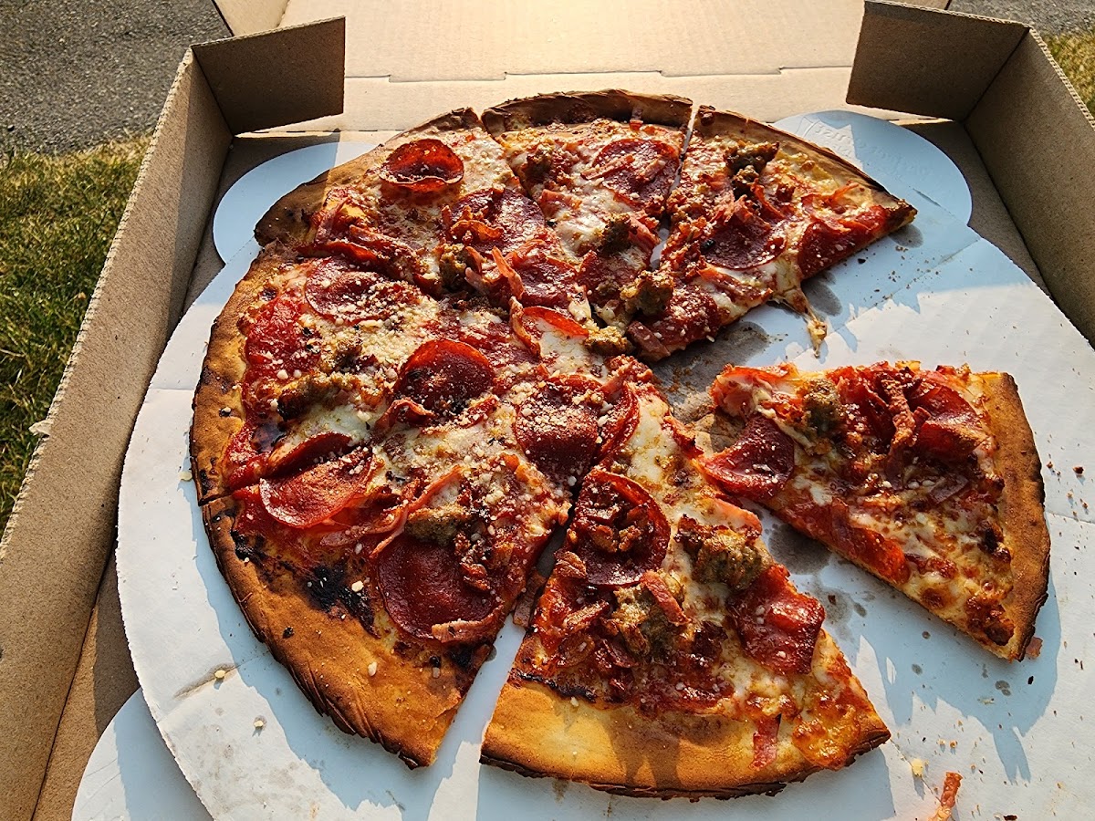 GF meat lovers pizza