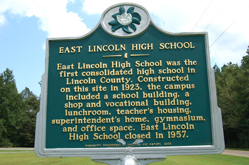 East Lincoln High School was the first consolidated high school in Lincoln County. Constructed on this site in 1923, the campus included a school building, a shop and vocational building,...