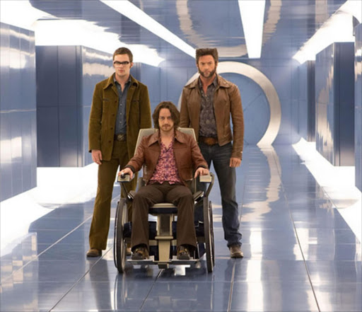 The Beast, Professor X and Wolverine in the '70s in 'X-Men: Days of the Future Past'.