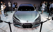 The Denza Z9 GT electric vehicle is displayed at the Beijing International Automotive Exhibition, or Auto China 2024, in Beijing, China, April 25, 2024.