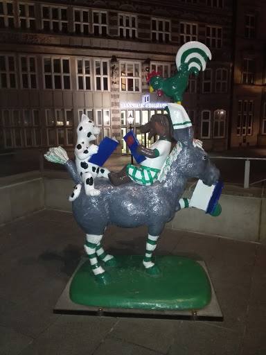 Werder Bremen Stadtmusikanten-Statue