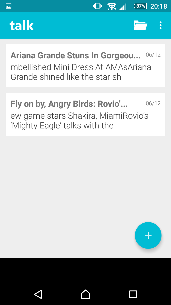 Android application Talk FREE - Text to Voice - Read aloud screenshort