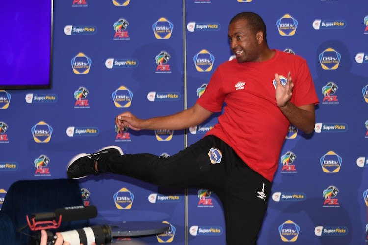 Warriors and Kaizer Chiefs goalkeeper Itumeleng Khune during the DStv Compact Cup press conference at FNB Stadium in Johannesburg on January 27 2022.