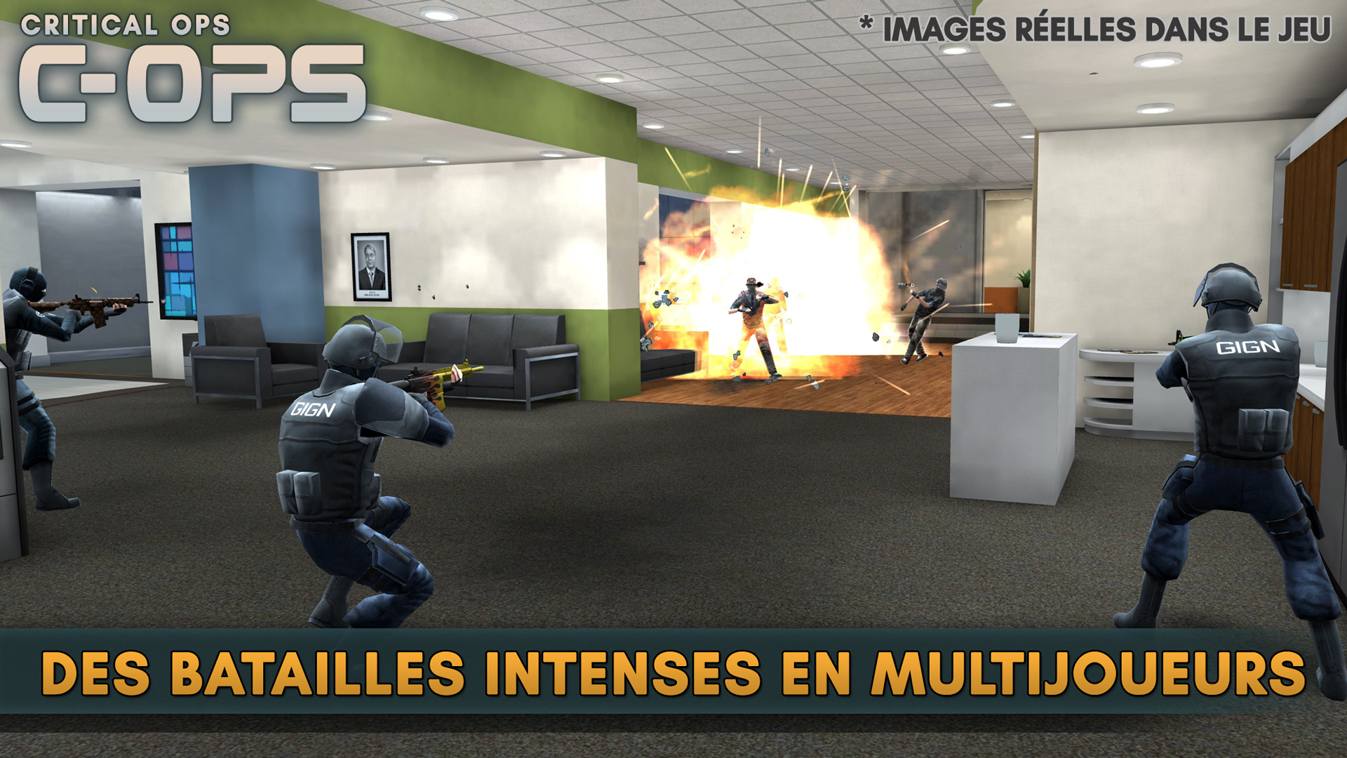 Android application Critical Ops: Multiplayer FPS screenshort