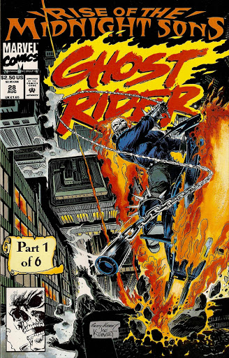 A Ghost Rider comic book cover.